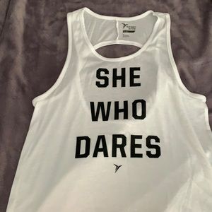 NWOT inspirational workout tank size medium